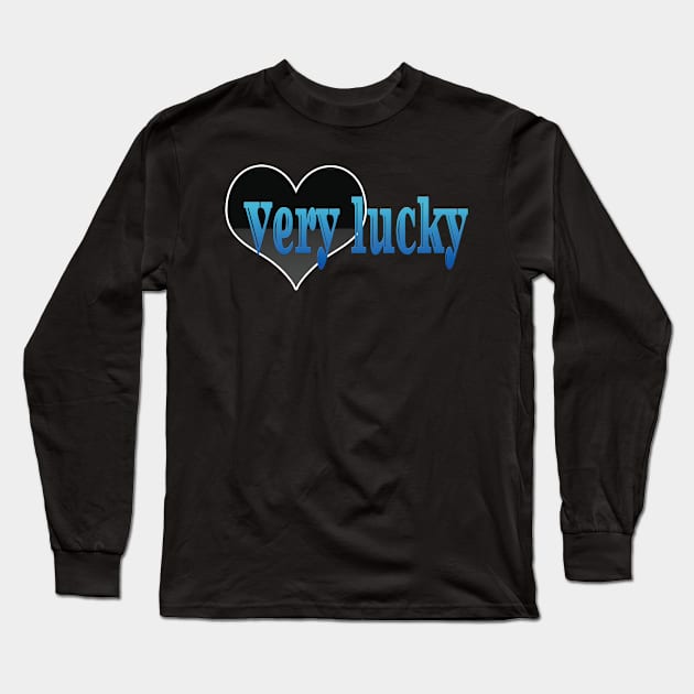 Very Lucky Long Sleeve T-Shirt by Creative Has